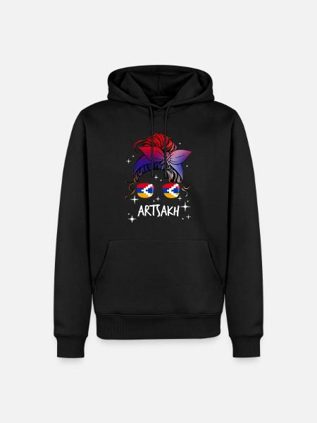 Artsakh - Sweat à capuche Premium bio Homme - noir