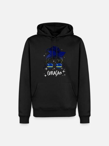 Curaçao - Men’s Premium Organic Hoodie - black
