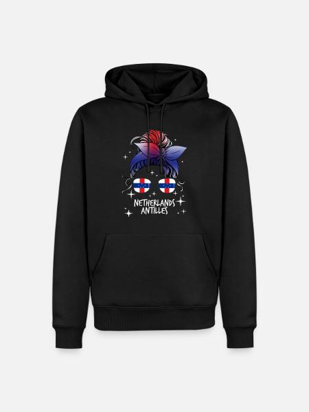 Netherlands Antilles - Men’s Premium Organic Hoodie - black