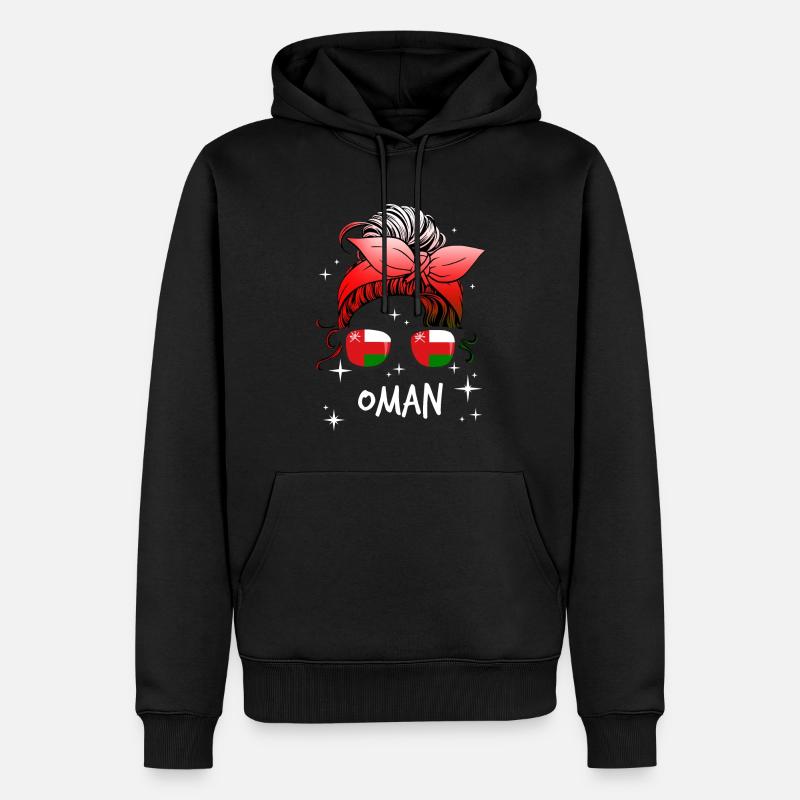 Oman - Sweat à capuche Premium bio Homme - noir