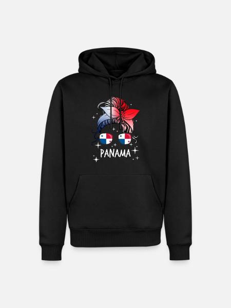 Panama - Sweat à capuche Premium bio Homme - noir