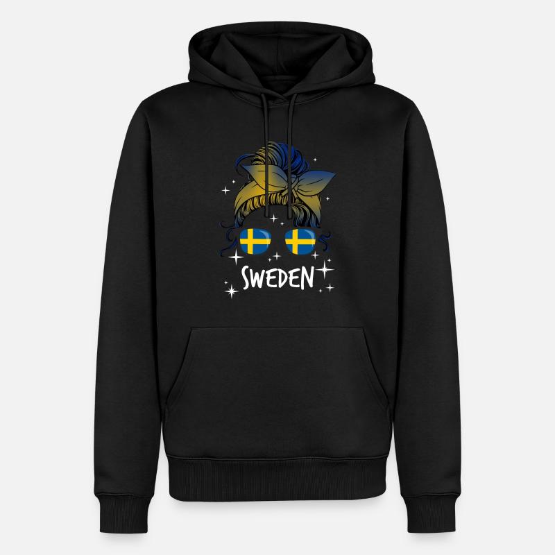 Suède - Sweat à capuche Premium bio Homme - noir