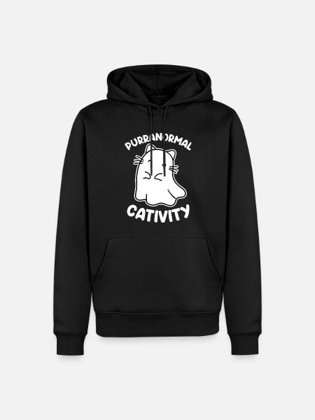 Cativité pourpre - Sweat à capuche Premium bio Homme - noir