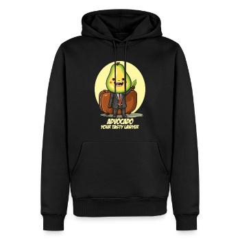 Drôle D’avocat Advocado Avocat - Sweat à capuche Premium bio Homme - noir - Devant - Nico (187cm)
