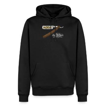 Occam's Razor - Men’s Premium Organic Hoodie - black - Front - Nico (187cm)