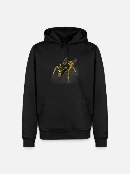 wespe - Männer Premium Bio Hoodie - Schwarz