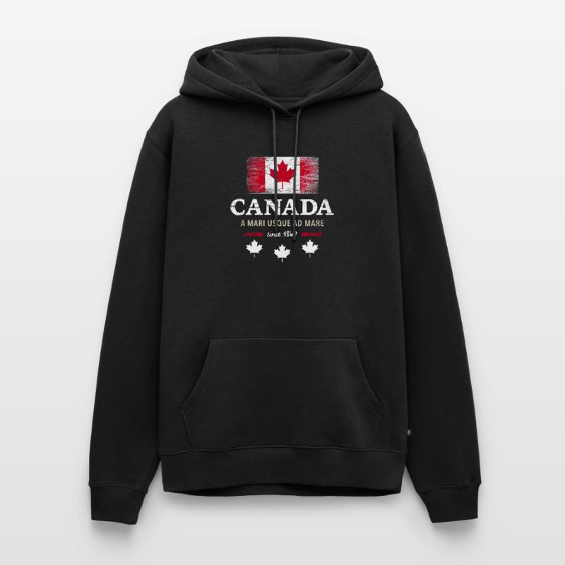 Canada Canada America maple leaf flag flag Men’s Premium Organic Hoodie
