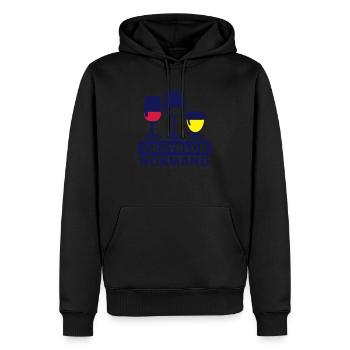 Norman Triathlon-Gipfel Glasöffnung hum - Männer Premium Bio Hoodie - Schwarz - Vorne - Nico (187cm)