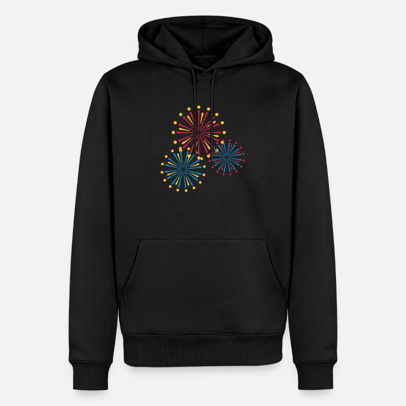 Firework - Männer Premium Bio Hoodie - Schwarz