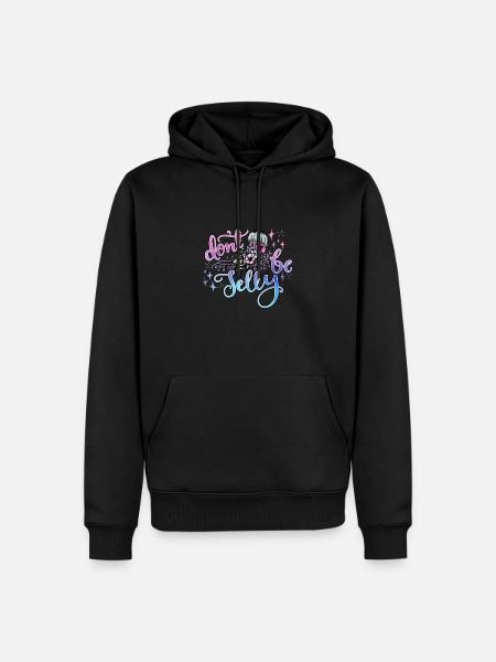 Ocean Sublimation - Men’s Premium Organic Hoodie - black