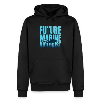 Future Marine Biologist Ocean Student Scientist - Men’s Premium Organic Hoodie - black - Front - Nico (187cm)