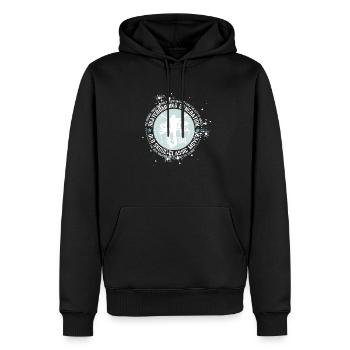 bmx champion NEU 3 - Männer Premium Bio Hoodie - Schwarz - Vorne - Nico (187cm)