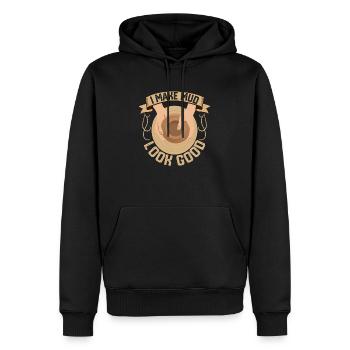 I Make Mud Look Good Pottery Ceramics Artist - Männer Premium Bio Hoodie - Schwarz - Vorne - Nico (187cm)