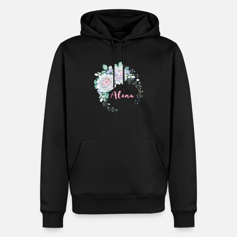 Pour Alena - Sweat à capuche Premium bio Homme - noir