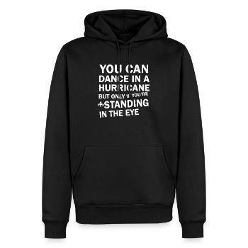Dancing Dance Music - Men’s Premium Organic Hoodie - black - Front - Nico (187cm)