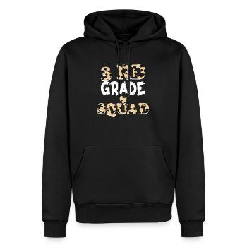 Cadeaux d’enseignants de 3e année pour les enseignants - Sweat à capuche Premium bio Homme - noir - Devant - Nico (187cm)