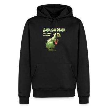 Las Cabras Son Amigos No Comida - Men’s Premium Organic Hoodie - black - Front - Nico (187cm)