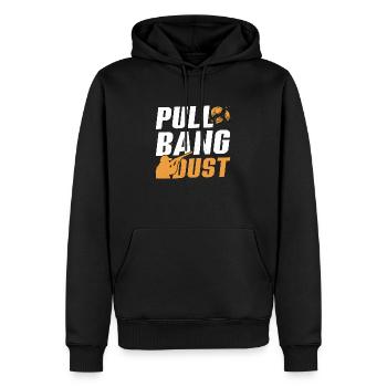 Pull Trapshooting Skeet Shooting - Männer Premium Bio Hoodie - Schwarz - Vorne - Nico (187cm)
