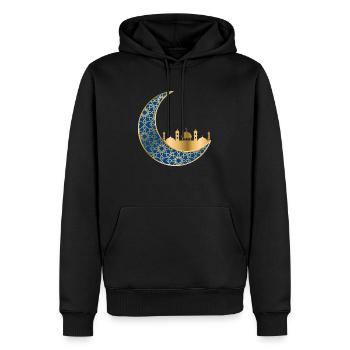 Ramadan Mubarak muslim islam Fasten moslem Allah - Männer Premium Bio Hoodie - Schwarz - Vorne - Nico (187cm)
