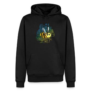 Insekt - Männer Premium Bio Hoodie - Schwarz - Vorne - Nico (187cm)
