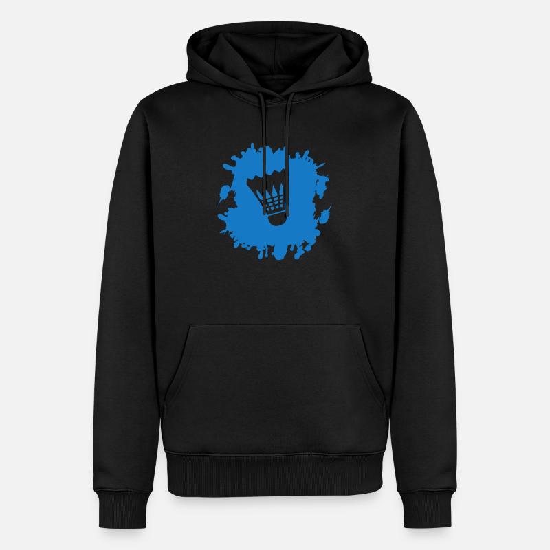Blobs de volant - Sweat à capuche Premium bio Homme - noir