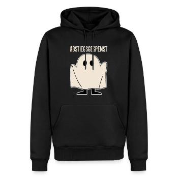 Abstiegsgespenst - Männer Premium Bio Hoodie - Schwarz - Vorne - Nico (187cm)