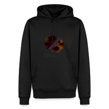 Illusions Collide: Two Faced Doll Graphic - Men’s Premium Organic Hoodie - black - Front - Nico (187cm)