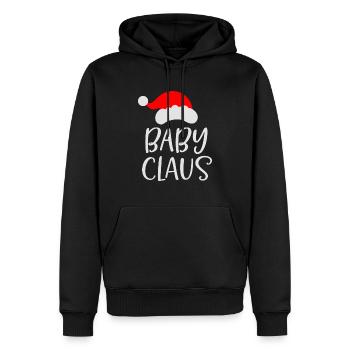 T-shirt amusant pour bébé Père Noël - Sweat à capuche Premium bio Homme - noir - Devant - Nico (187cm)