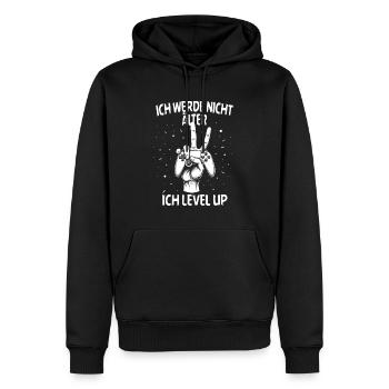 Gamer Level up - Geburtstag Zocken - Männer Premium Bio Hoodie - Schwarz - Vorne - Nico (187cm)