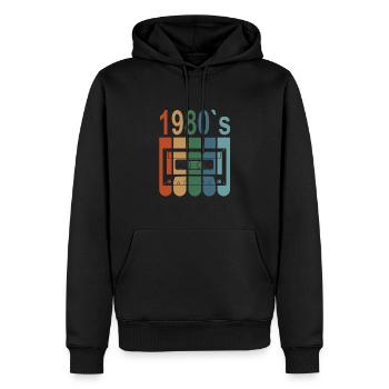 Best Of 1980 42. Geburtstag 42 Jahre Geburtstag - Männer Premium Bio Hoodie - Schwarz - Vorne - Nico (187cm)