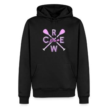 Rames croisées Maman Équipage Aviron Designs T-Shirt - Sweat à capuche Premium bio Homme - noir - Devant - Nico (187cm)