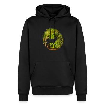 Sea Water Beach - Men’s Premium Organic Hoodie - black - Front - Nico (187cm)