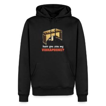 Musikinstrument Vibraphone Musiker Musik - Männer Premium Bio Hoodie - Schwarz - Vorne - Nico (187cm)