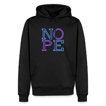 Nope, Not Today. | Colors changeable - Men’s Premium Organic Hoodie - black - Front - Nico (187cm)