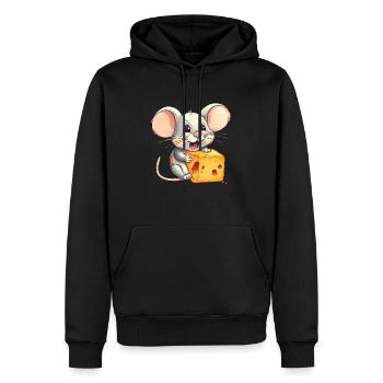 Mächtige Mäuseabenteuer eines Cartoon-Nagetiers 2 - Männer Premium Bio Hoodie - Schwarz - Vorne - Nico (187cm)