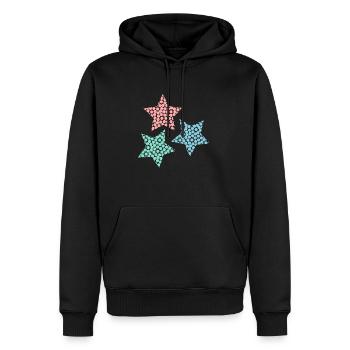 ALLES GUTE ZUM NEUEN JAHR. SAINT SYLVESTER. NEUJAHR - Männer Premium Bio Hoodie - Schwarz - Vorne - Nico (187cm)