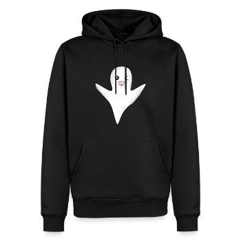 Kawaii Ghost Ghosts Halloween Halloween Costume - Men’s Premium Organic Hoodie - black - Front - Nico (187cm)