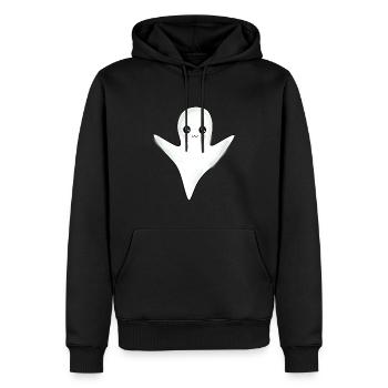 T-shirt d’Halloween Ghost spooky chemise mignonne - Sweat à capuche Premium bio Homme - noir - Devant - Nico (187cm)