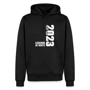 Rentner 2023 Renteneintritt Ruhestand Rente - Männer Premium Bio Hoodie - Schwarz - Vorne - Nico (187cm)
