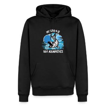 Aquarium Aquarianer Fische Zierfische Aquaristik - Männer Premium Bio Hoodie - Schwarz - Vorne - Nico (187cm)