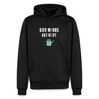 Giess Modus Aktiviert - Männer Premium Bio Hoodie - Schwarz - Vorne - Nico (187cm)