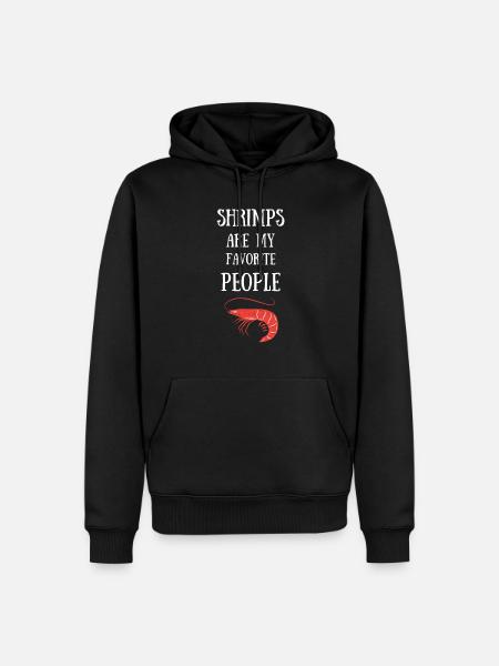 Shrimp shrimp aquarium crab animal - Men’s Premium Organic Hoodie - black