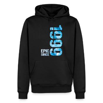 Epic Since 1999 Jahr Geburtstag - Männer Premium Bio Hoodie - Schwarz - Vorne - Nico (187cm)