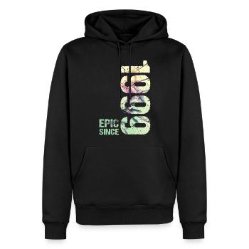 Epic Since 1999 Jahr Jubiläum - Männer Premium Bio Hoodie - Schwarz - Vorne - Nico (187cm)