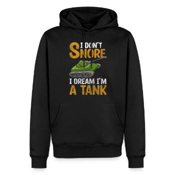 Panzer Kämpfen Soldaten Feuerkraft - Männer Premium Bio Hoodie - Schwarz - Vorne - Nico (187cm)
