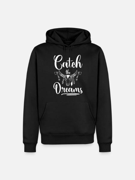 Dream Dreamer Dream - Men’s Premium Organic Hoodie - black