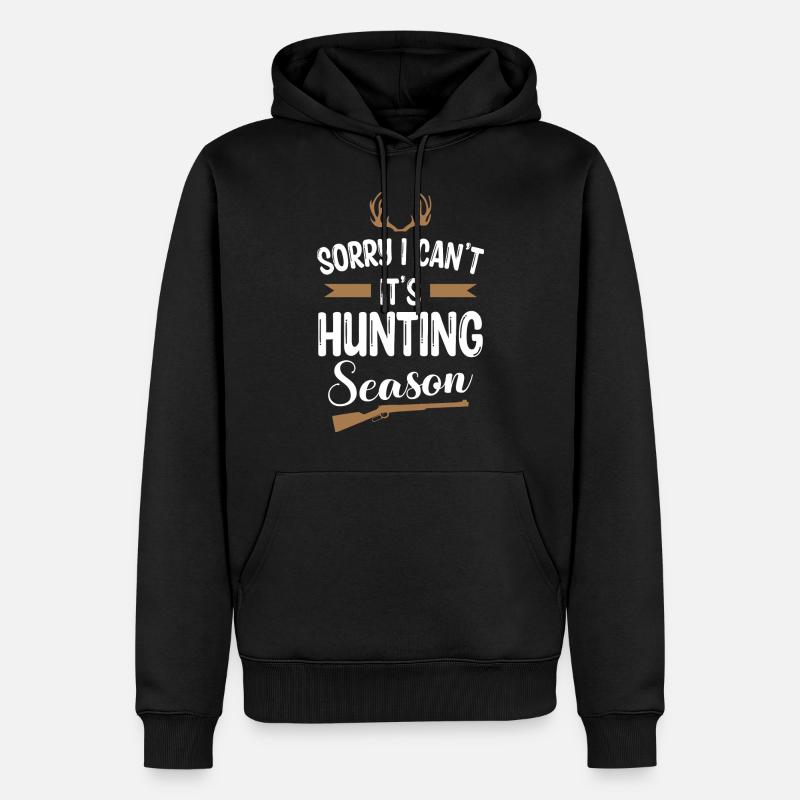 Drôle de chasse - Sweat à capuche Premium bio Homme - noir
