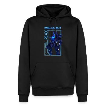 Spielkonsole MegaBot PS-400 – Anime Shirt - Männer Premium Bio Hoodie - Schwarz - Vorne - Nico (187cm)