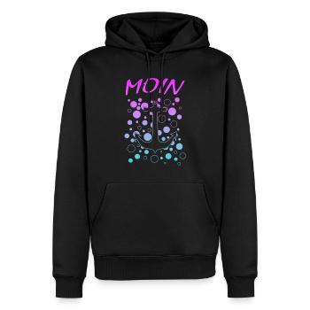 Moin Anker Hamburg - Männer Premium Bio Hoodie - Schwarz - Vorne - Nico (187cm)