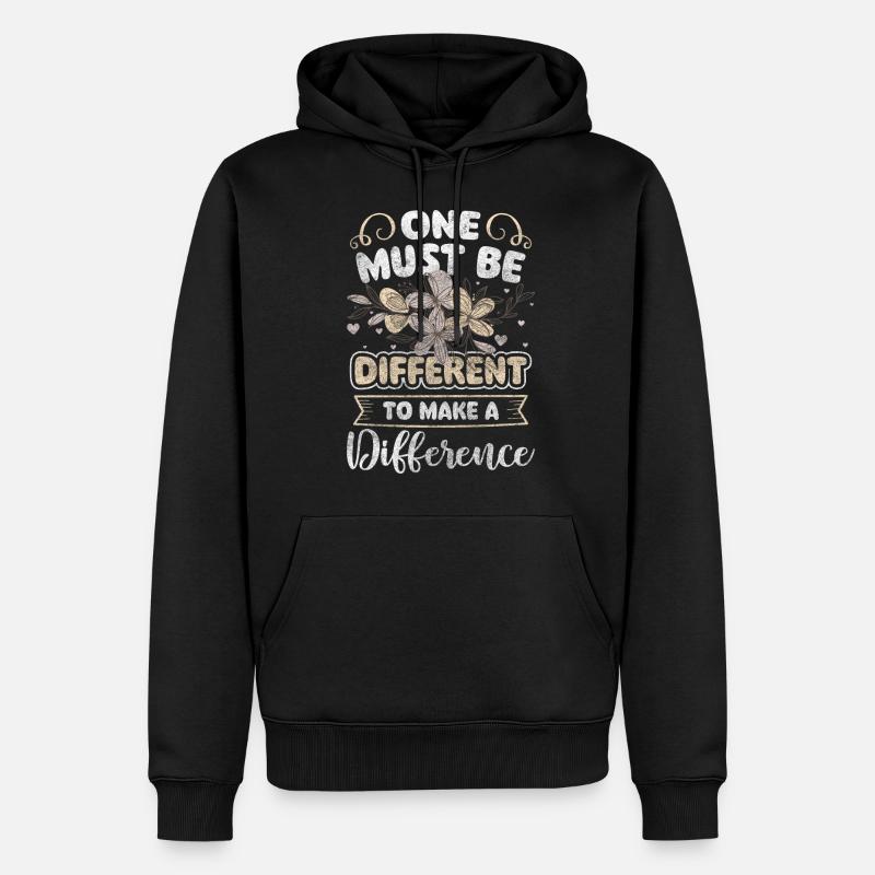 Pièce Unique Pride - Sweat à capuche Premium bio Homme - noir